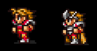 final fantasy character warrior/knight